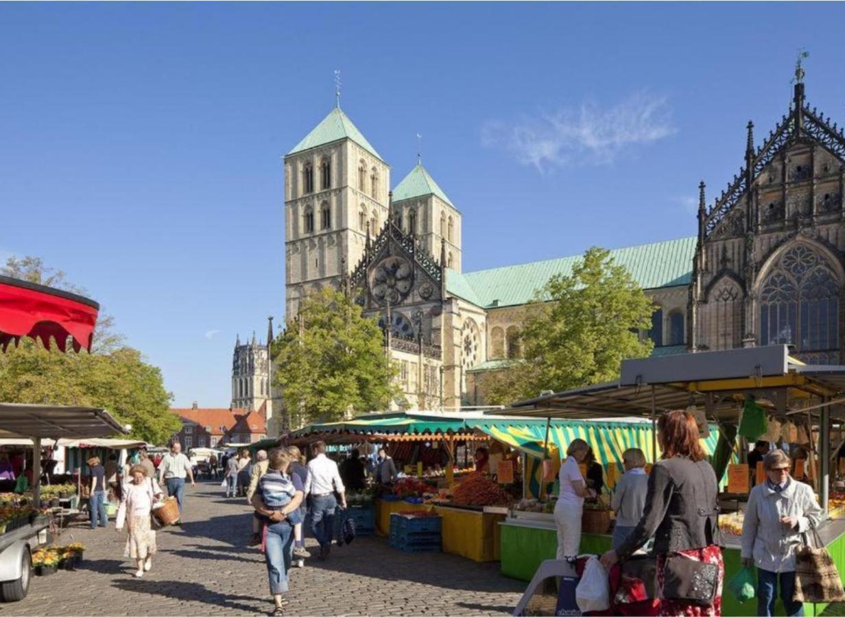 Schickes, Stilvolles Und Helles Apartment In Muenster Exterior foto